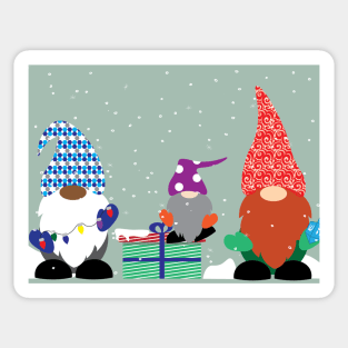 Chrismukkah Gnomes Sticker